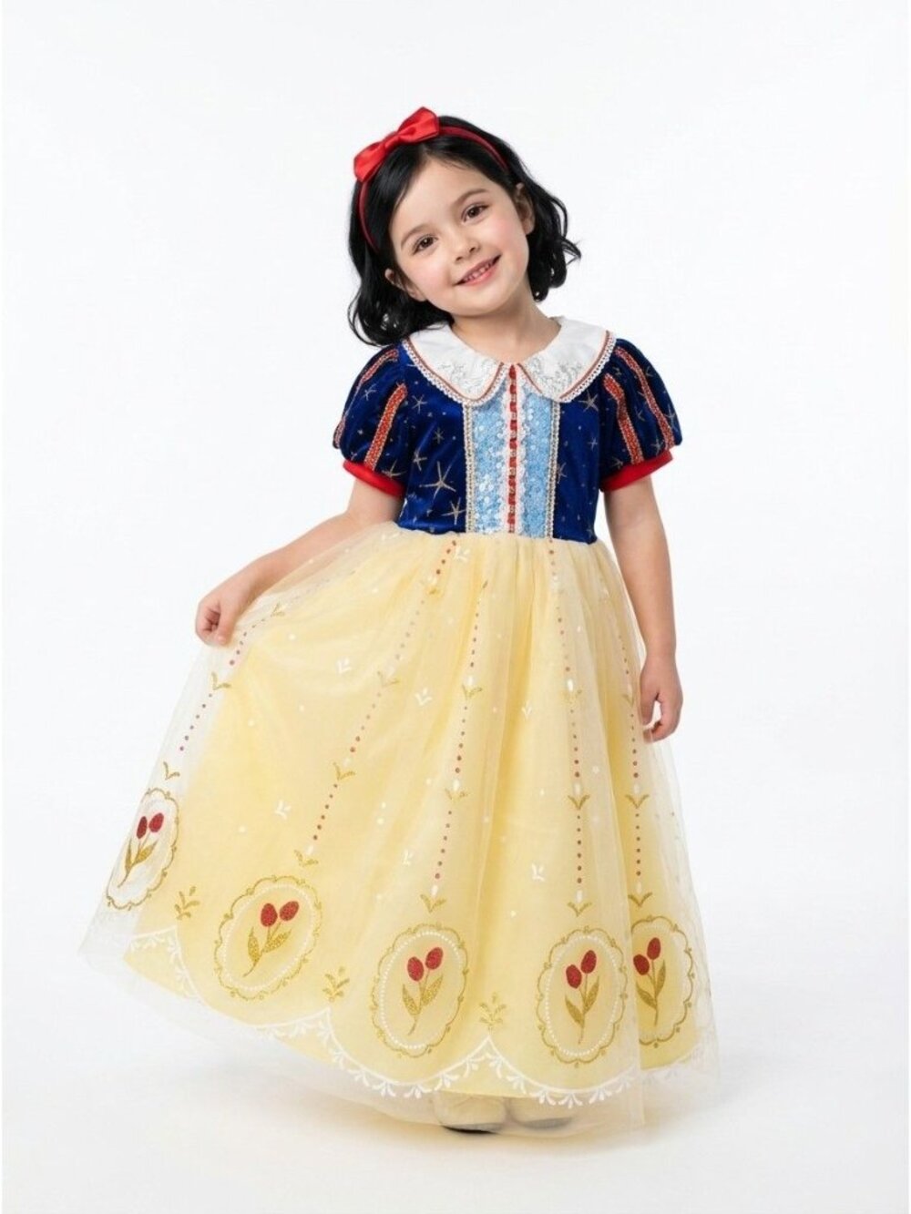 Girls Snow White Inspired Princess Dress